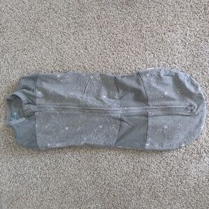 Happiest Baby gray sleeper sleep sack